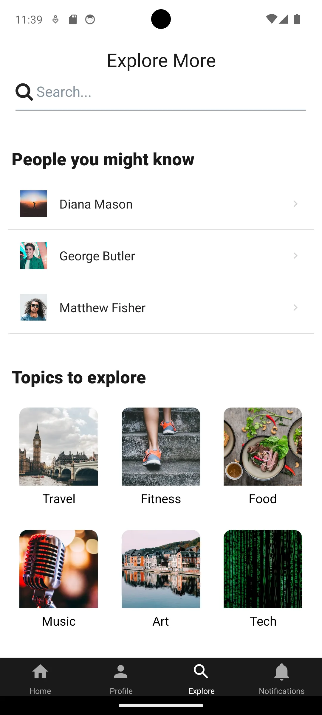 Social Media App — Suzpect skærmbillede 3