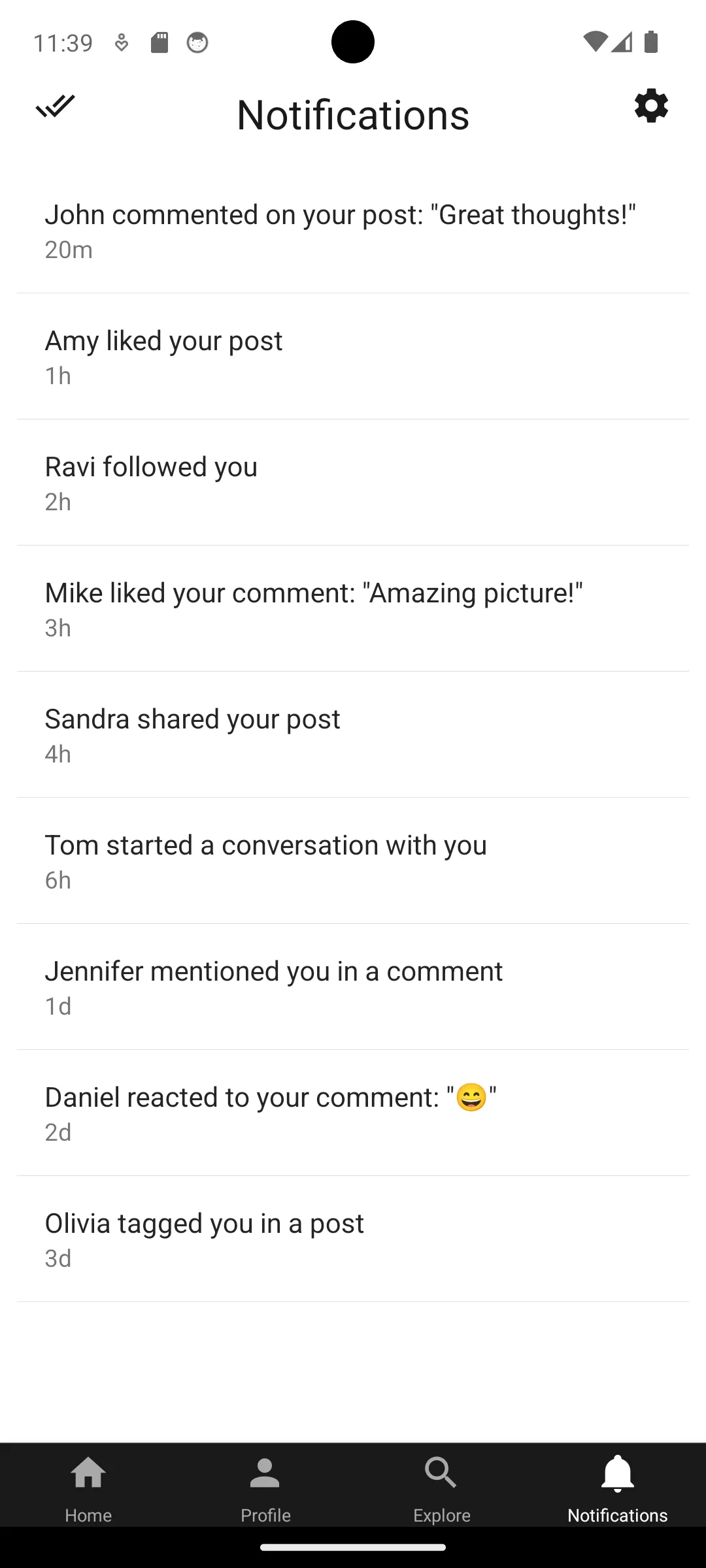 Social Media App — Suzpect skærmbillede 4